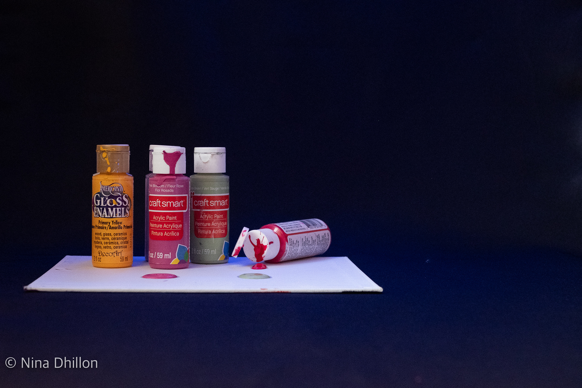 Still Life. Paints. November 1, 2021. 1/60 sec at f/5.6 ISO 10000.