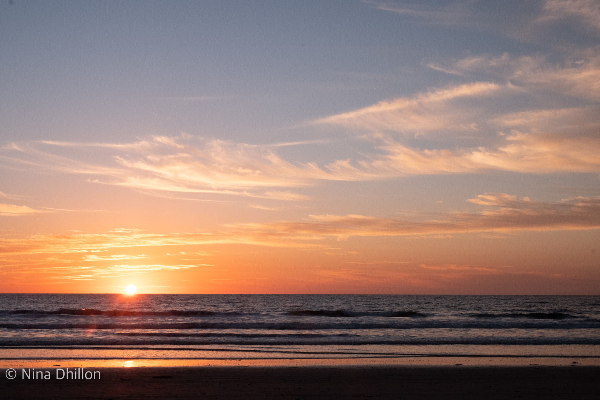HORIZON: October 20, 2021. Torrey Pines State Park, San Diego. Sunset. 1/60 sec at f/22 ISO 1000.