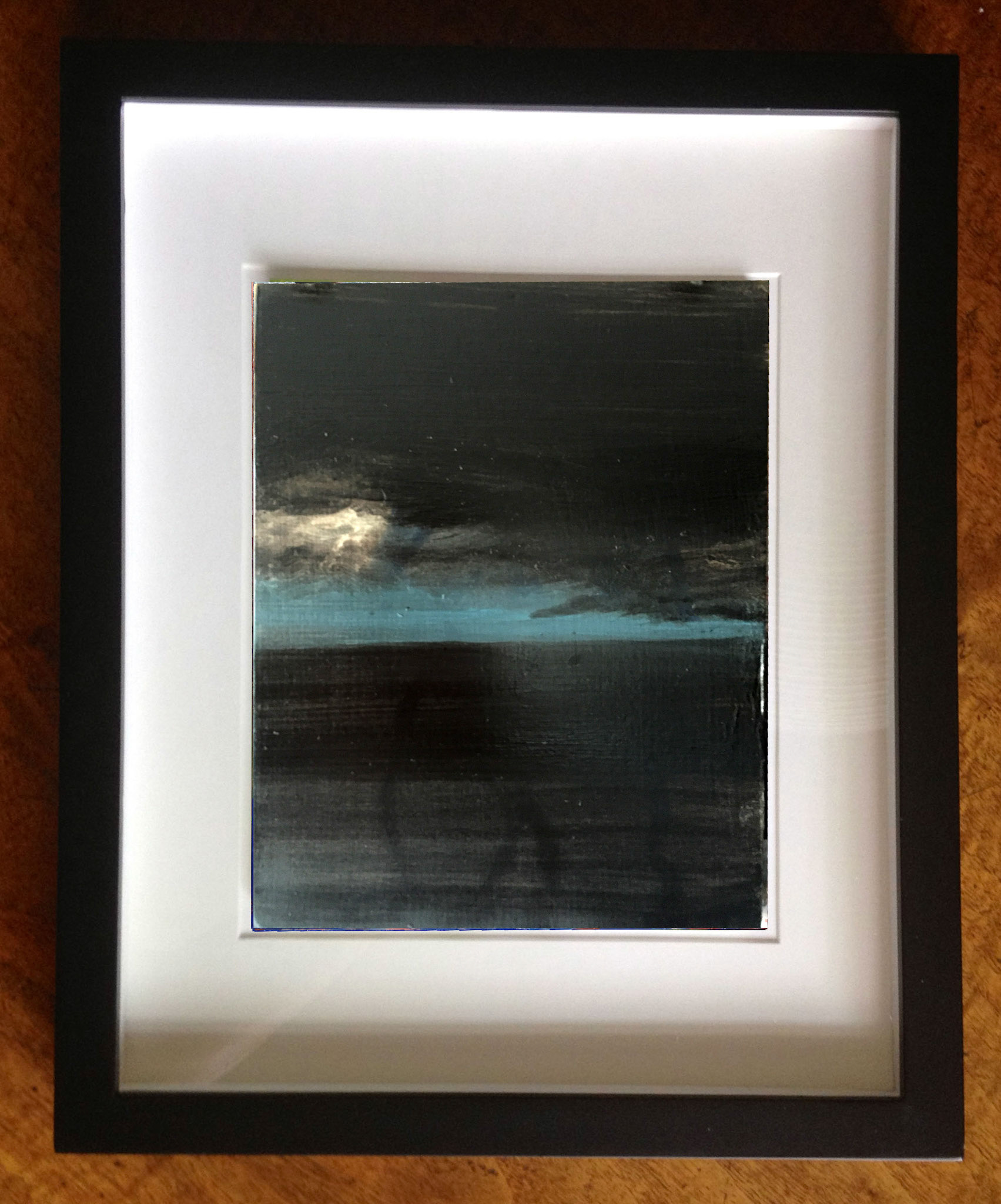 "Nocturn I" Oil On Foam Core Panel, 4.5" x 6", 2016 2016