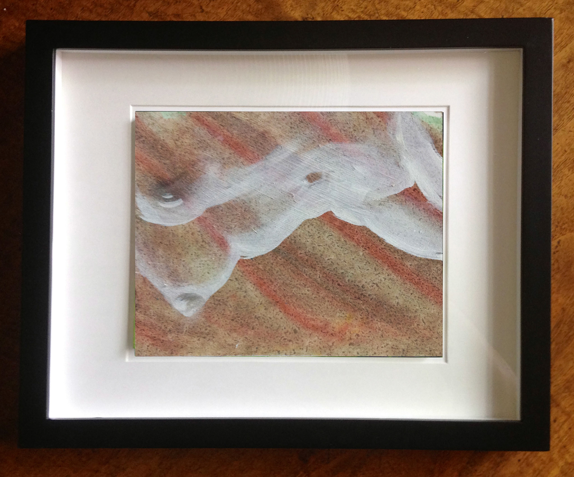 "Warm Waves", Oil on Foam Core Panel ,4.5 x 6", 2015, Private Collection 