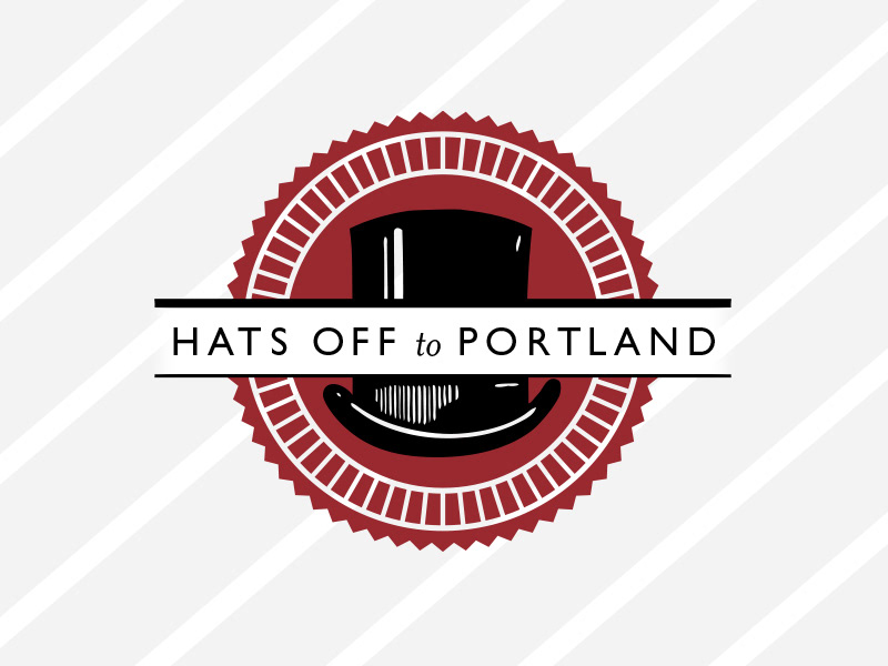 Hats Off to Portland Logo