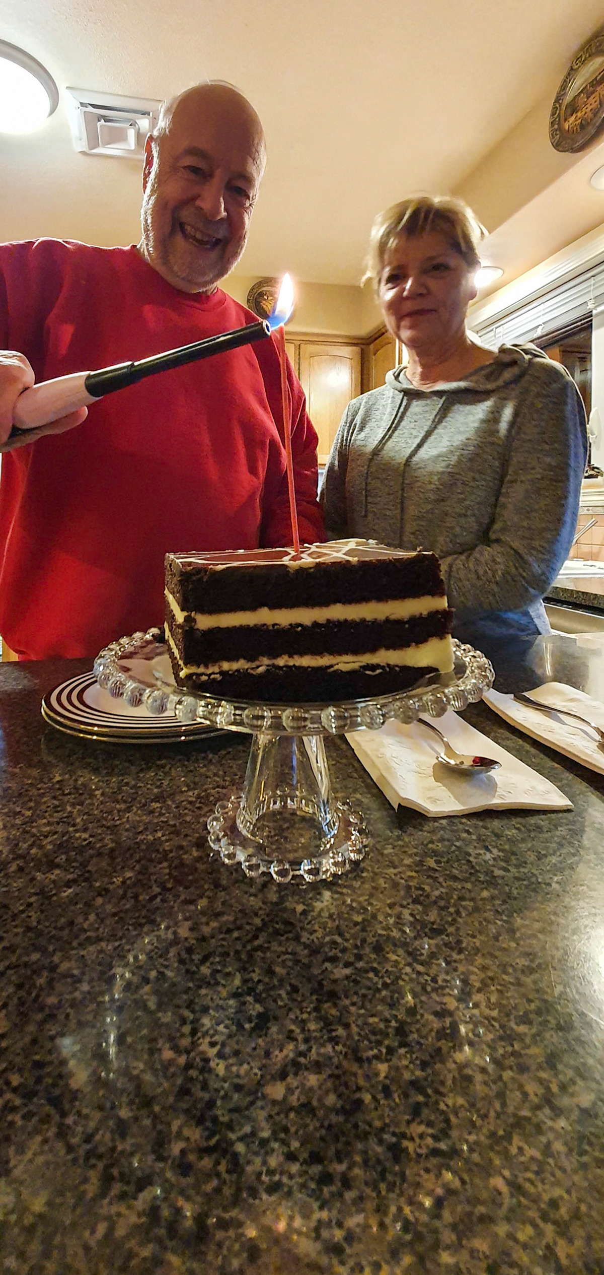 Surprise birthday cake!