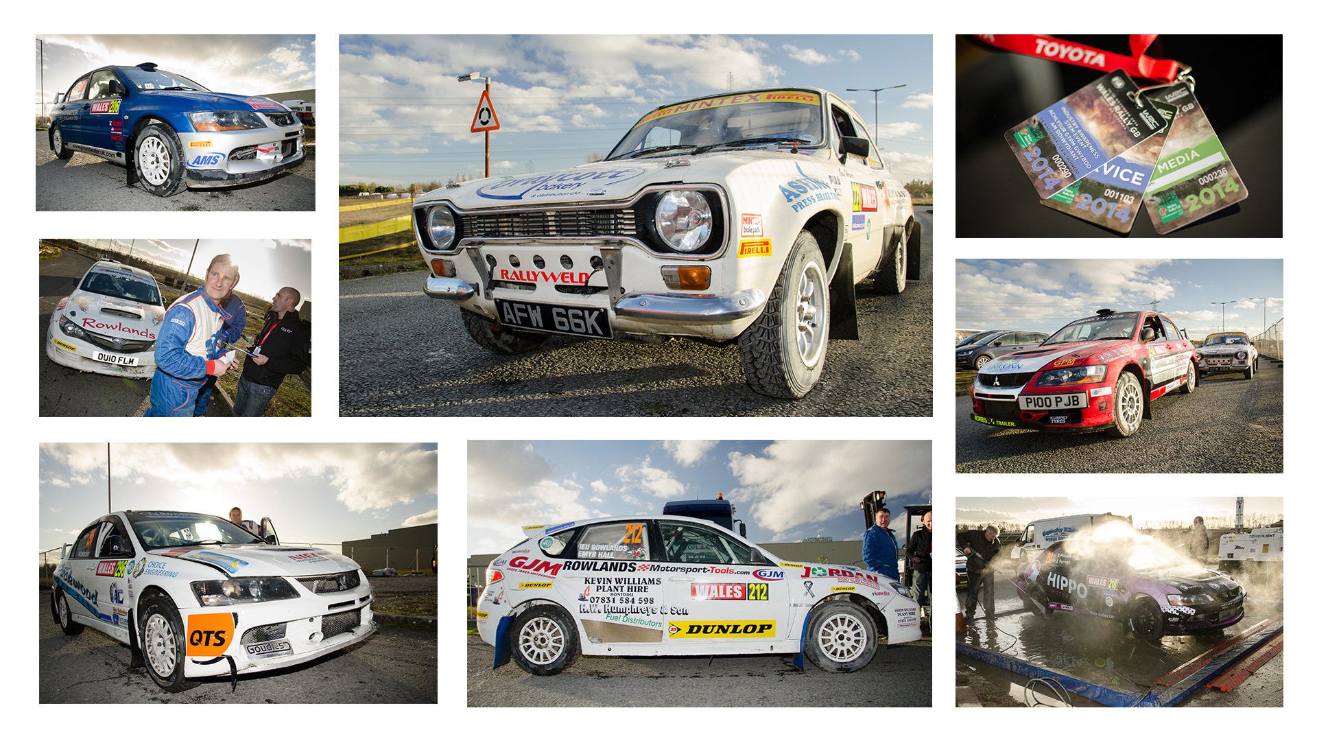 WRC Rally photography for Toyota