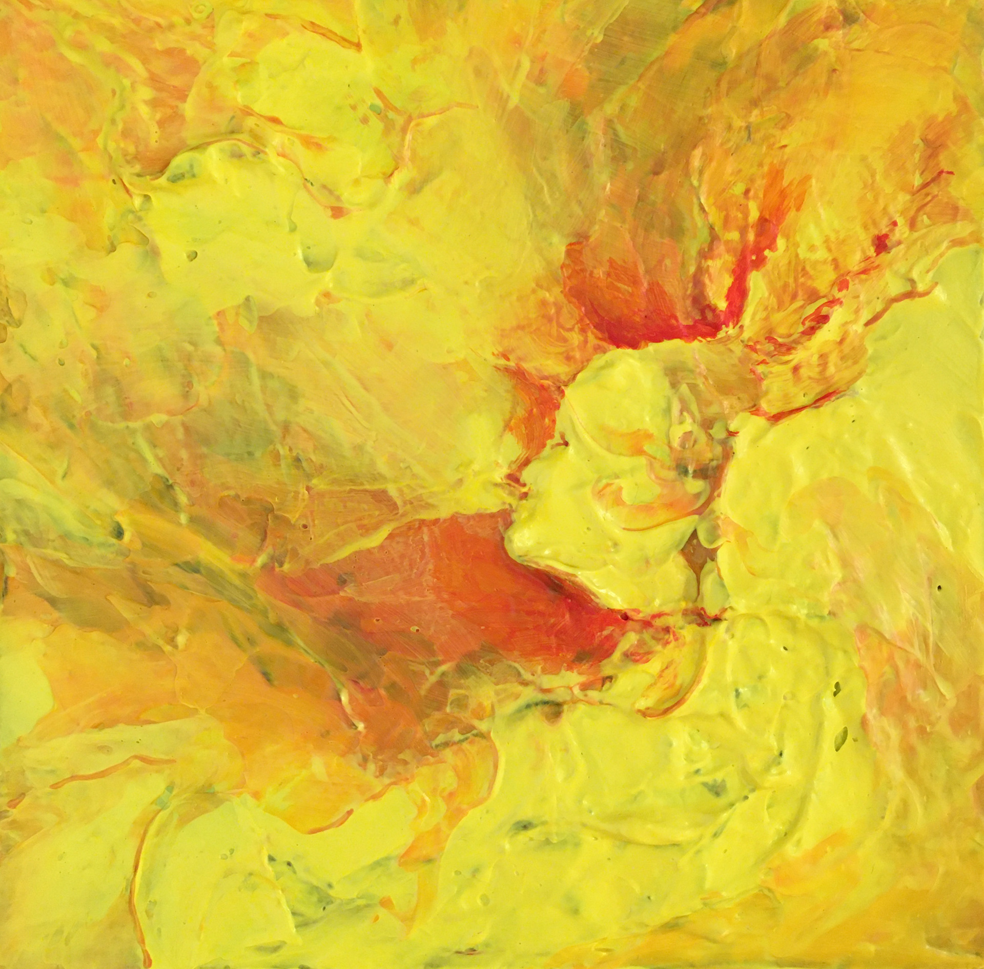 Claire Gagnon - Wind - 8x8 - Mixed Media on Canvas - $180