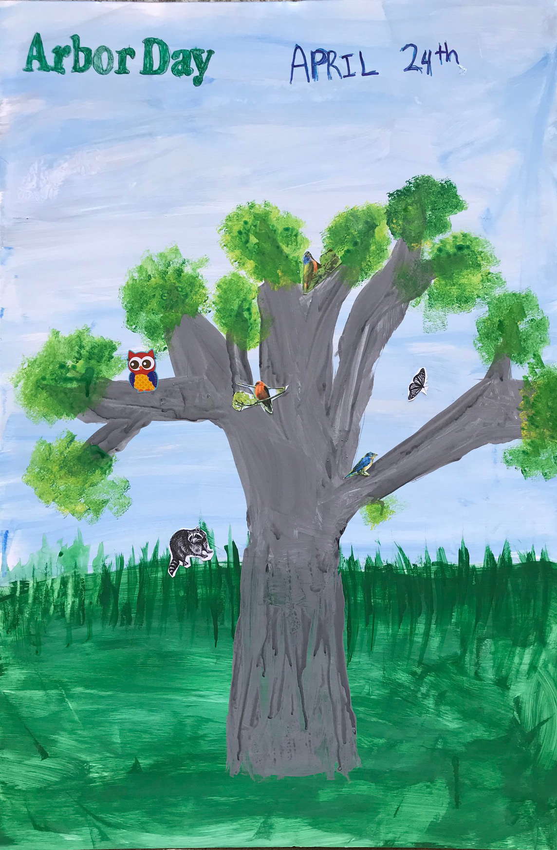 Maureen Sullivan, Arbor Day Poster Award Winner: Recreational Adult Resource Association, Vector Art, 20" x 30", Not for Sale