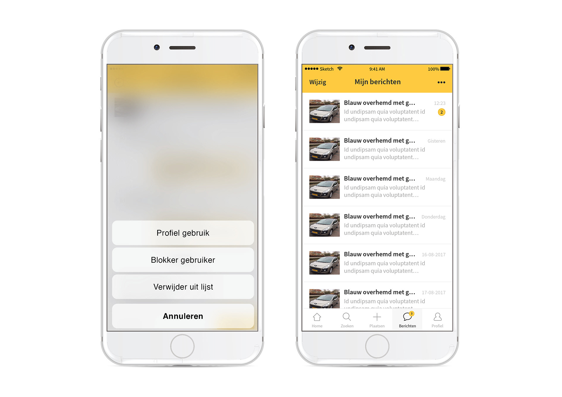 Speurders.nl App Design Concept by Milan Houter