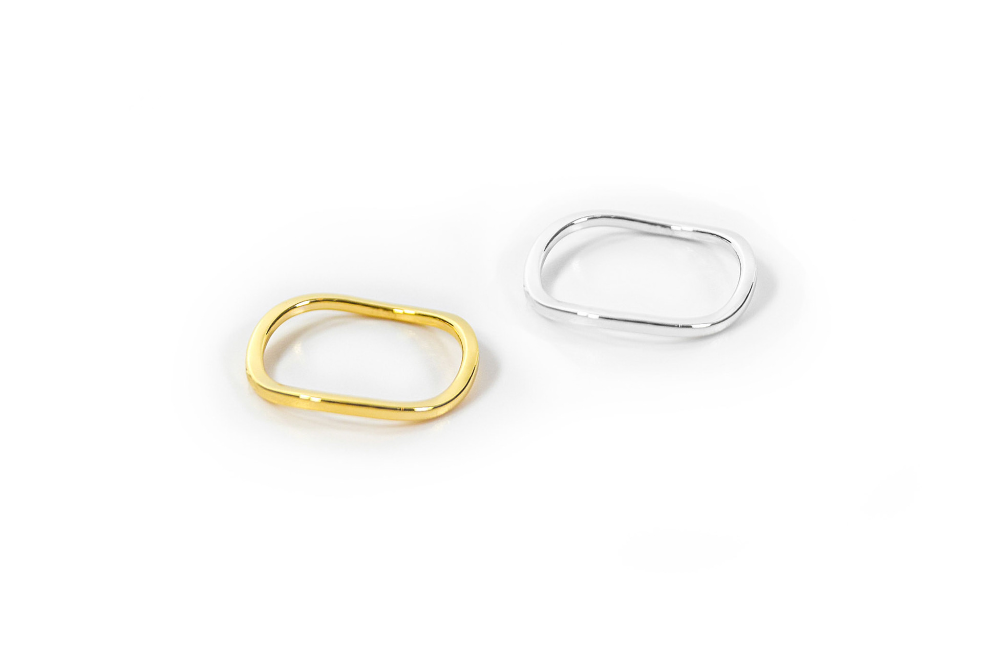 gold and silver rings, product photography for Sia Shafer - product photographer