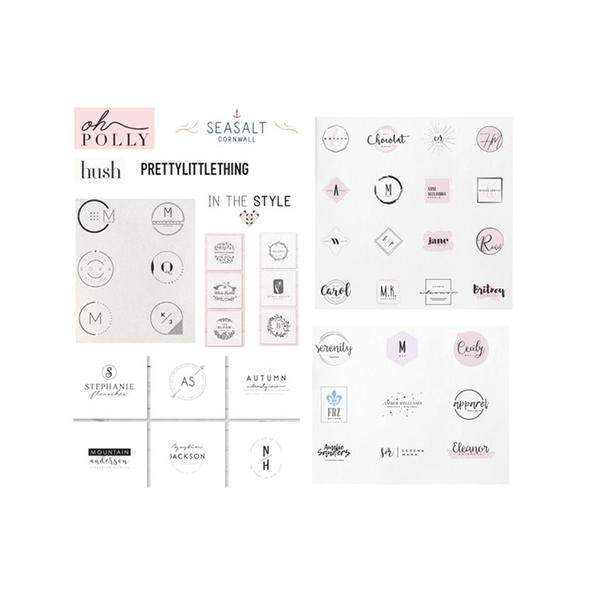 a moodboard of design ideas to form the basis of my design of Dotties UK Logo