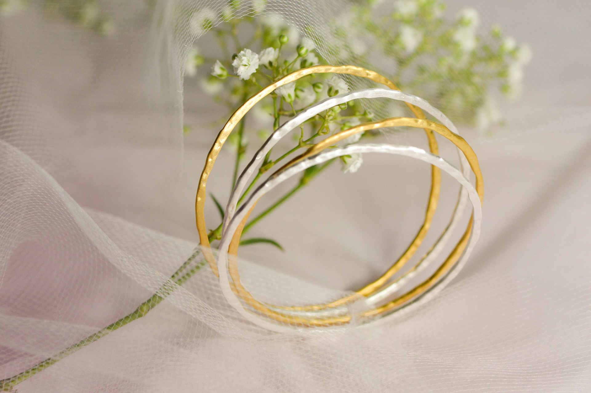 Sia Shafer gold and silver bracelets creative photography