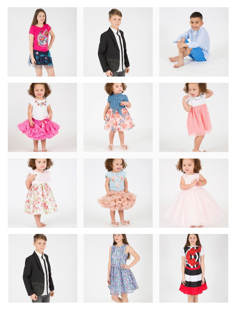 Lindsey ahmet graphic designer and photographer social media design for kids fashion mart Bolton
