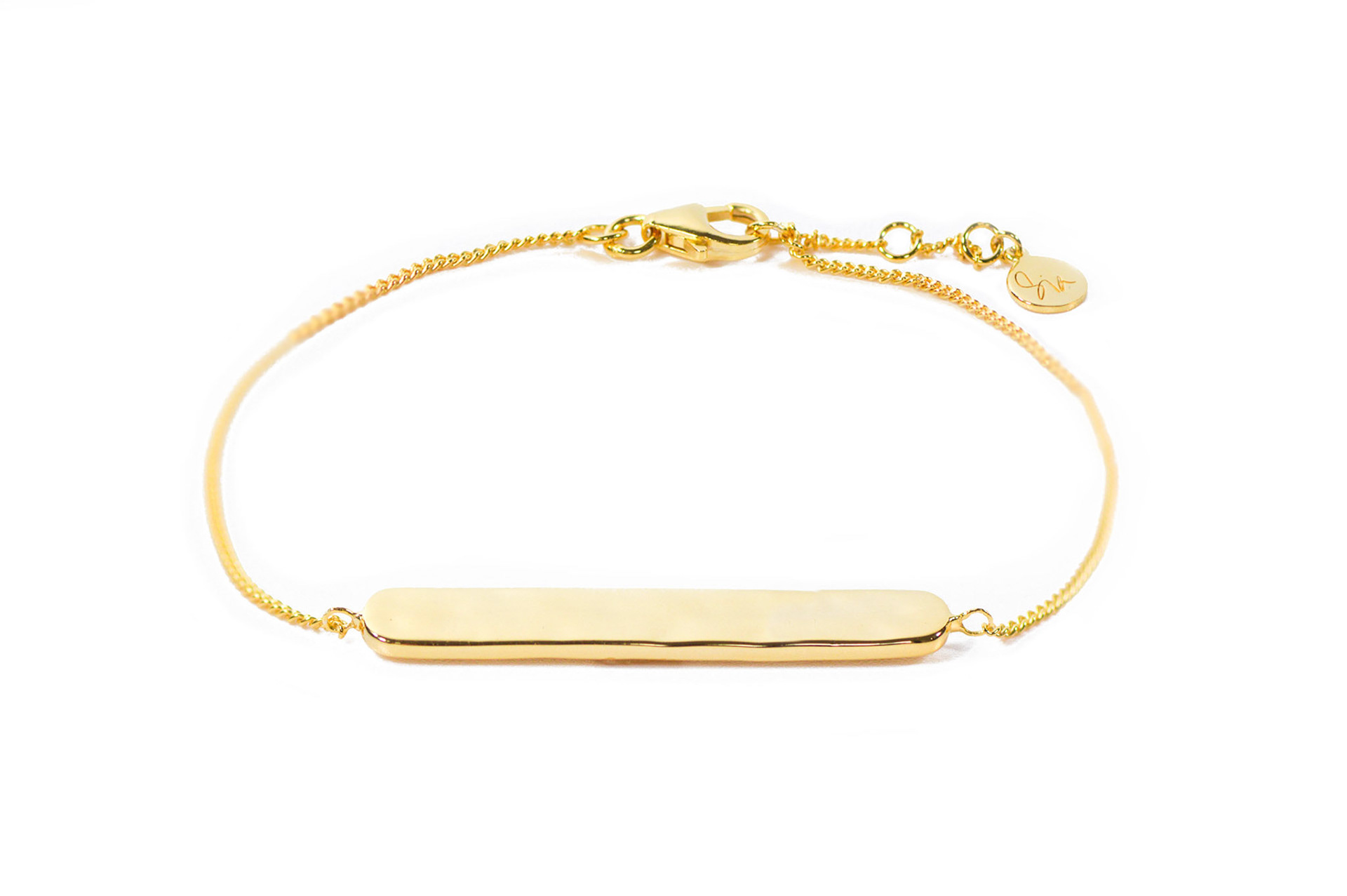 Sia Shafer gold bracelet Product retail photography