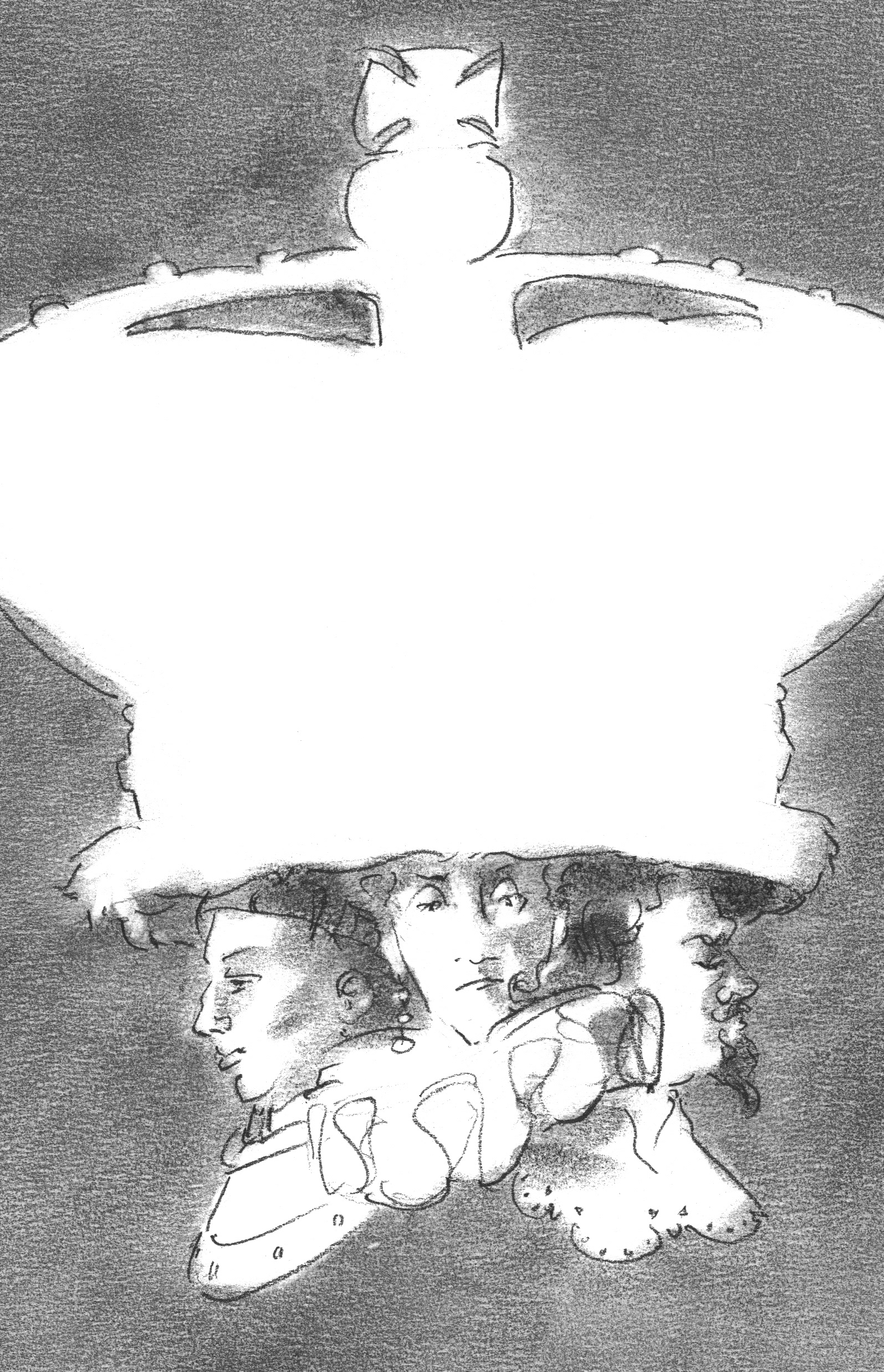 Henry V, Queen Elizabeth I und Henry VIII unter der englischen Krone. Illustration.