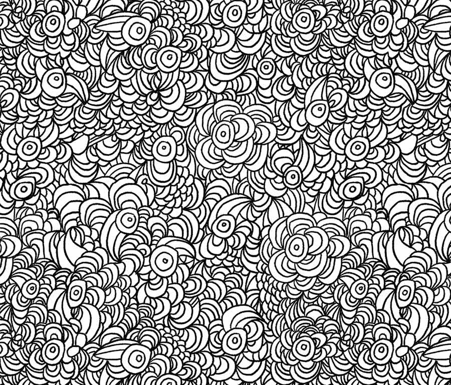 hand-drawn swirly swirls.