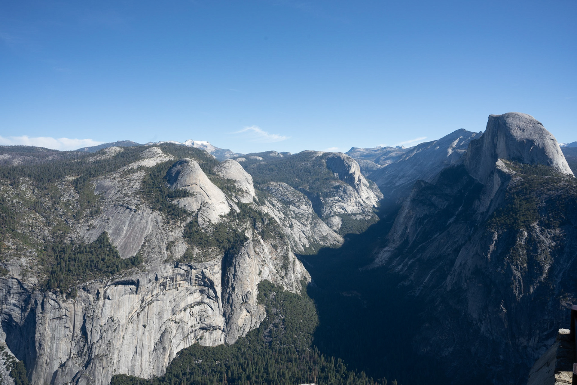 Glacier Point view of the valley