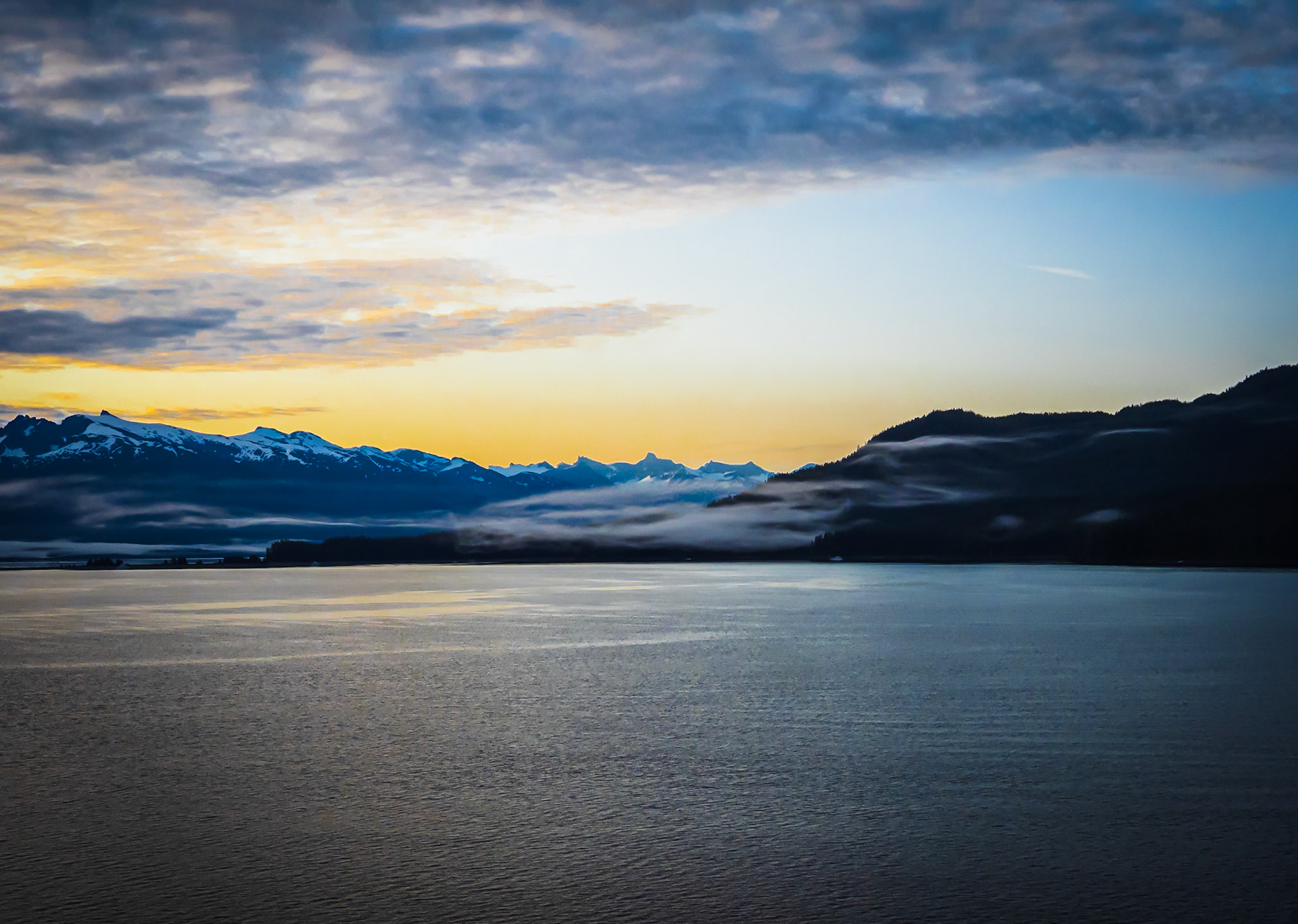 Endicott Arm Shoreline from the Celebrity Millennium