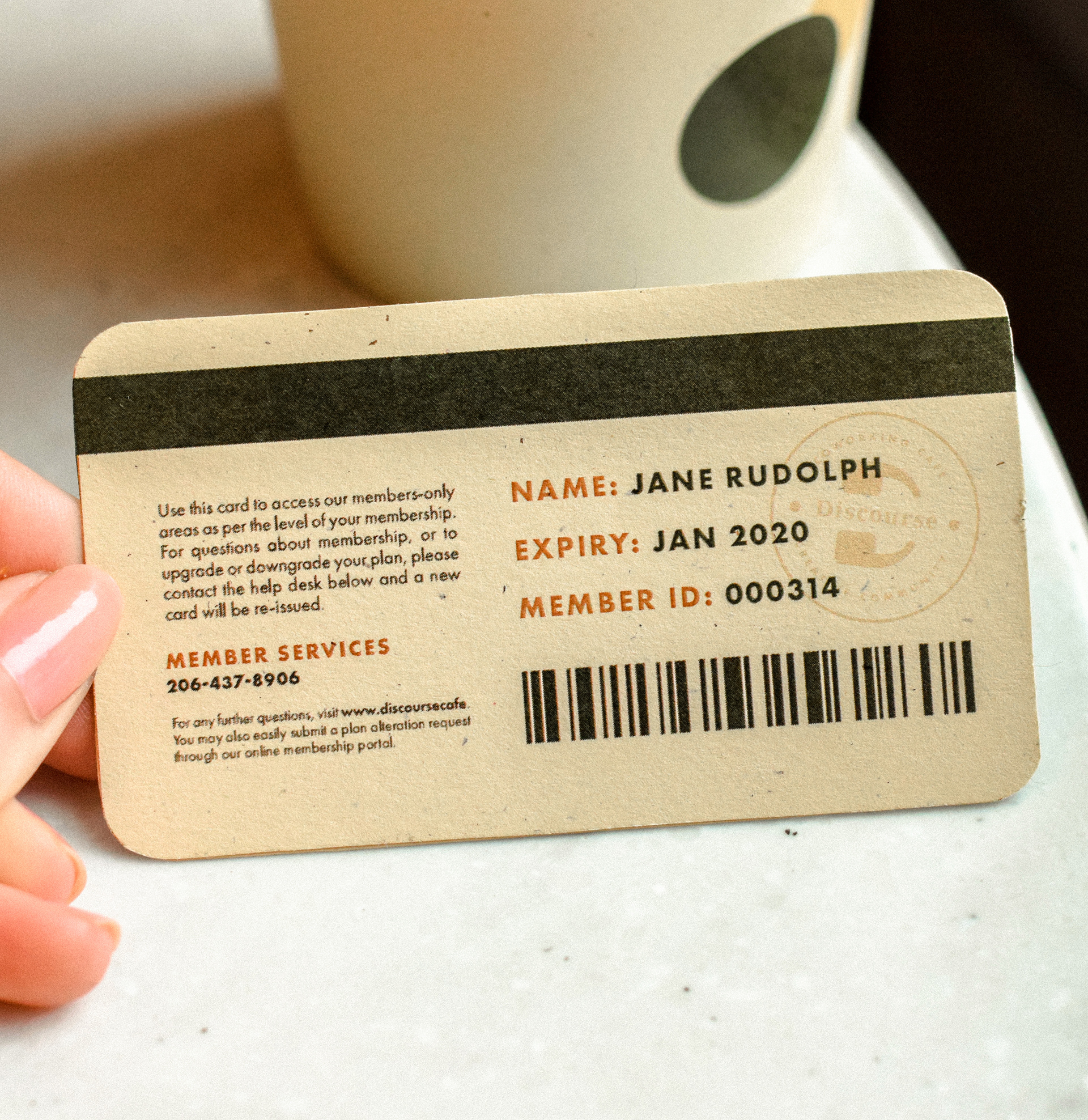Membership Card - Back