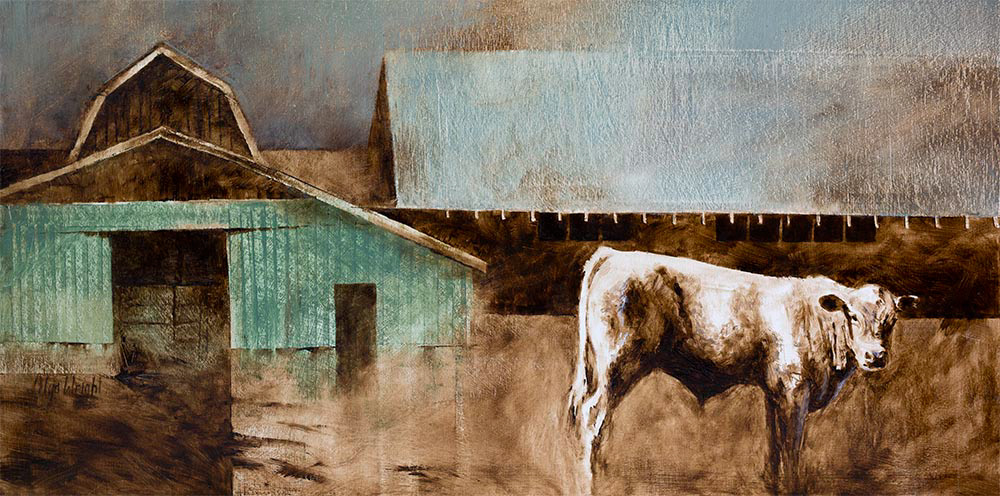 "In the Spotlight" / Oil on Wooden Panels / 12" x 24" / Available / CAD 1080$ / Unframed