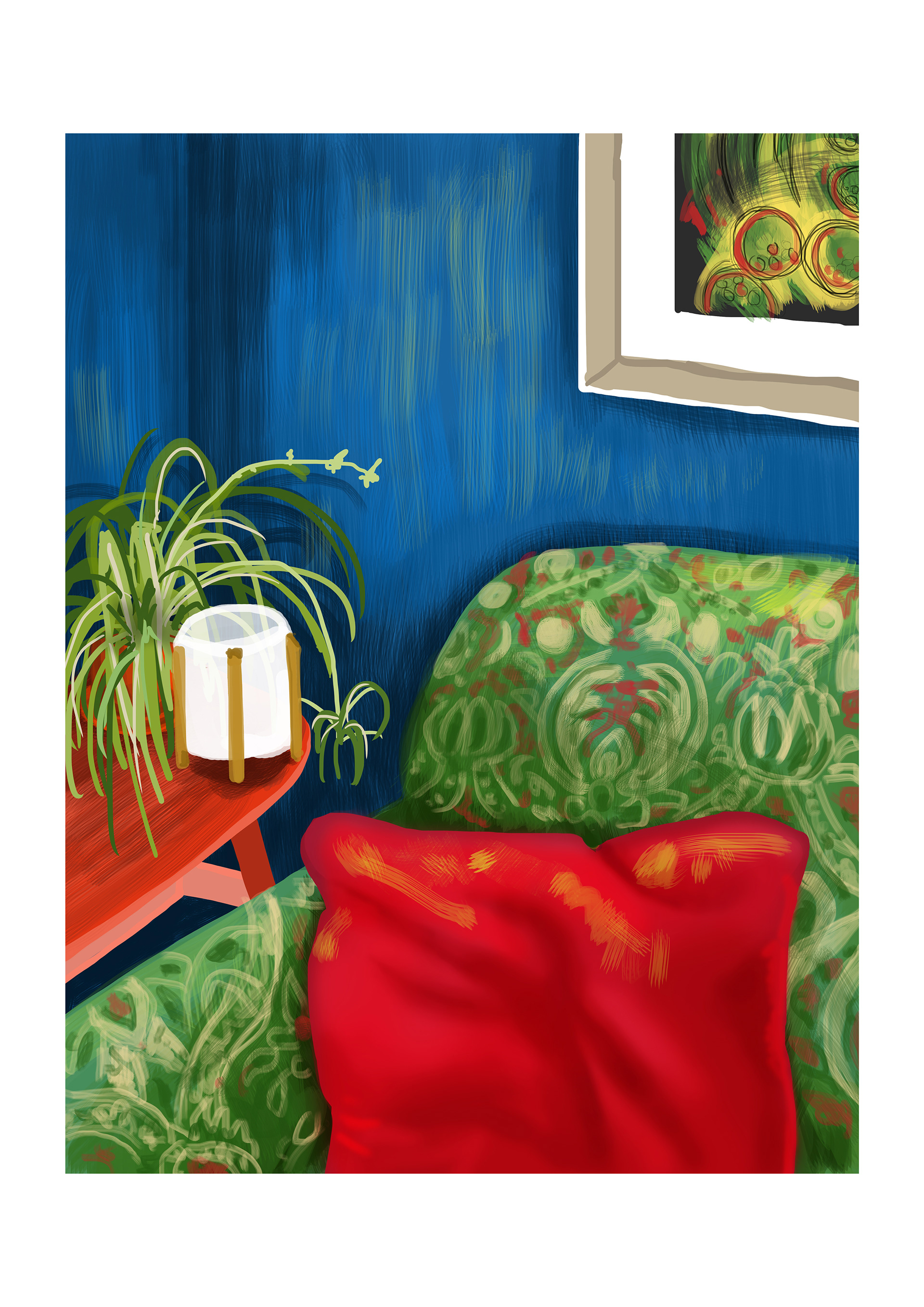 Sofa and lamp - Digital - iPad
