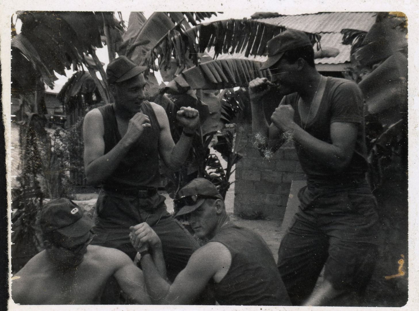 Boys fooling around