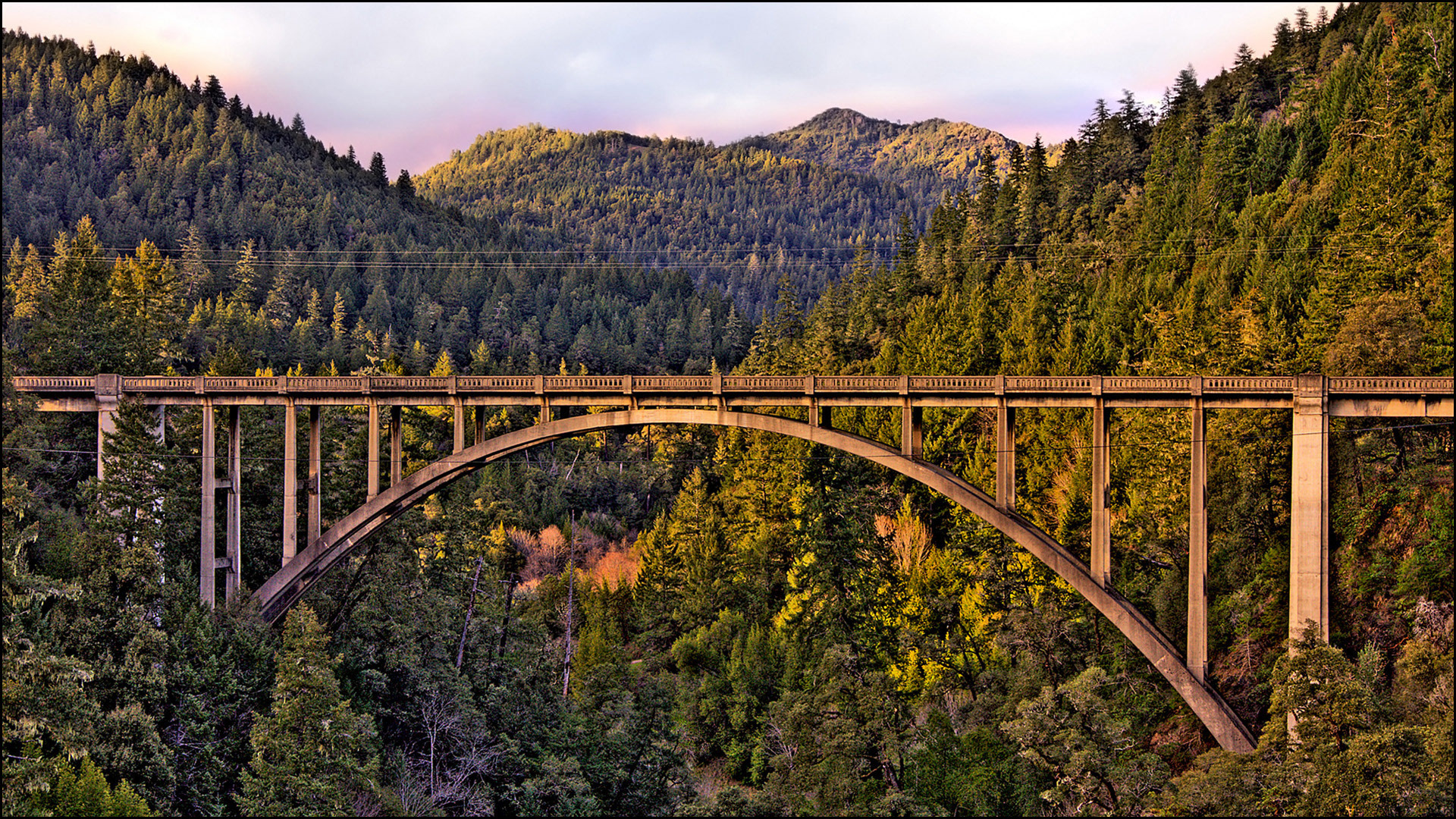 Old 101 near Leggett, CA