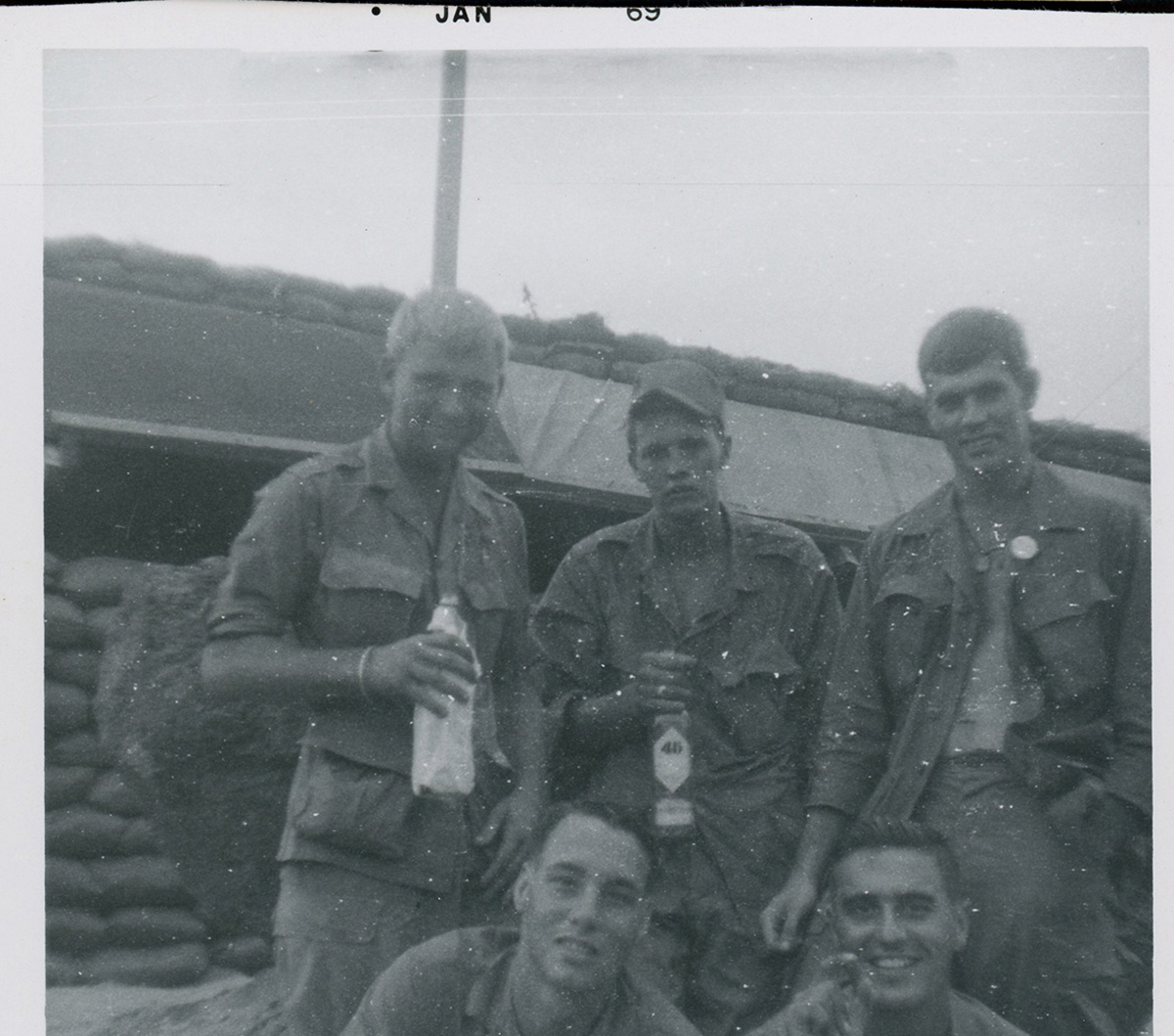 Doc Fry on the right top, me and Conte bottom