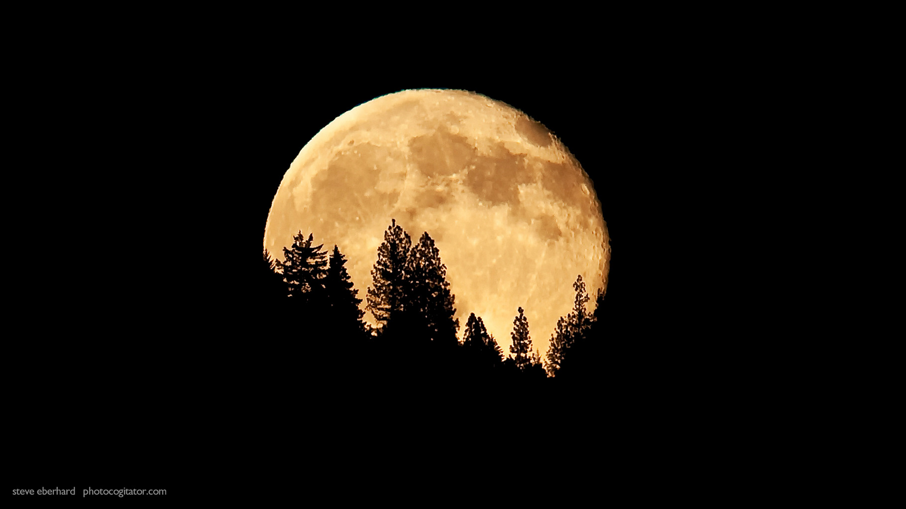 Moonrise Over Willits