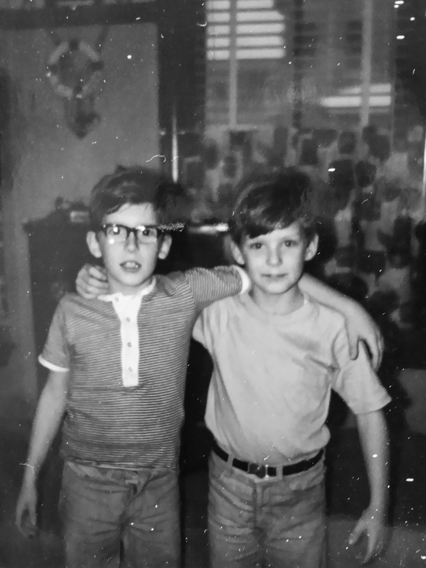 Brother John (left) and me a long time ago!
