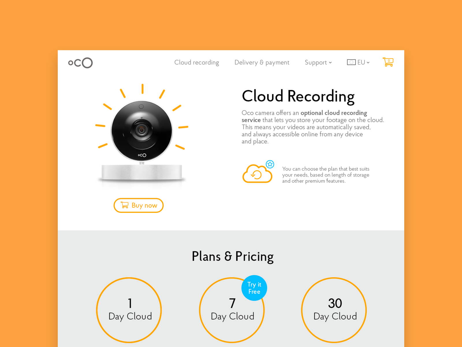 Oco sales camera app