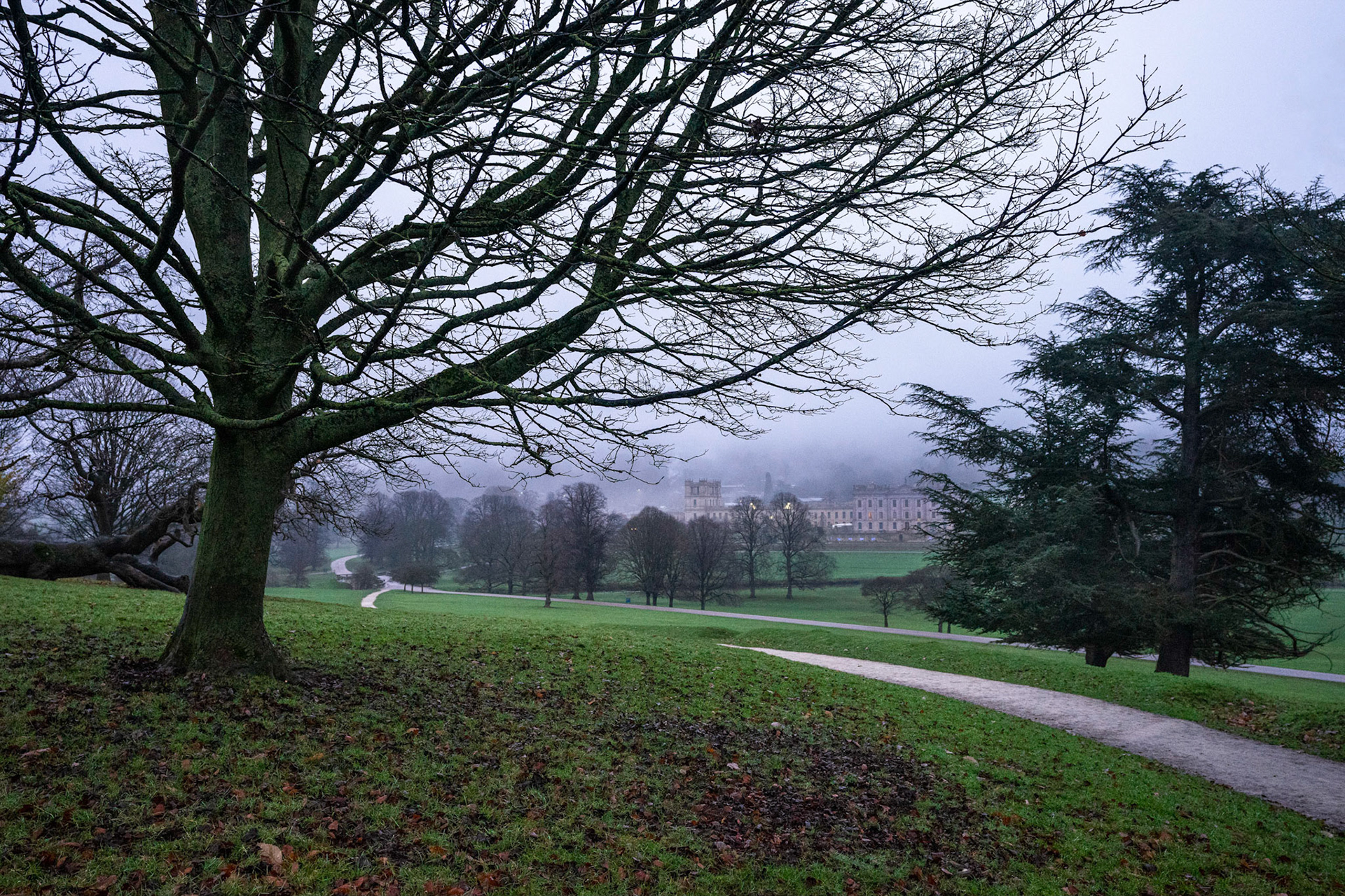 The Path to Chatsworth House
