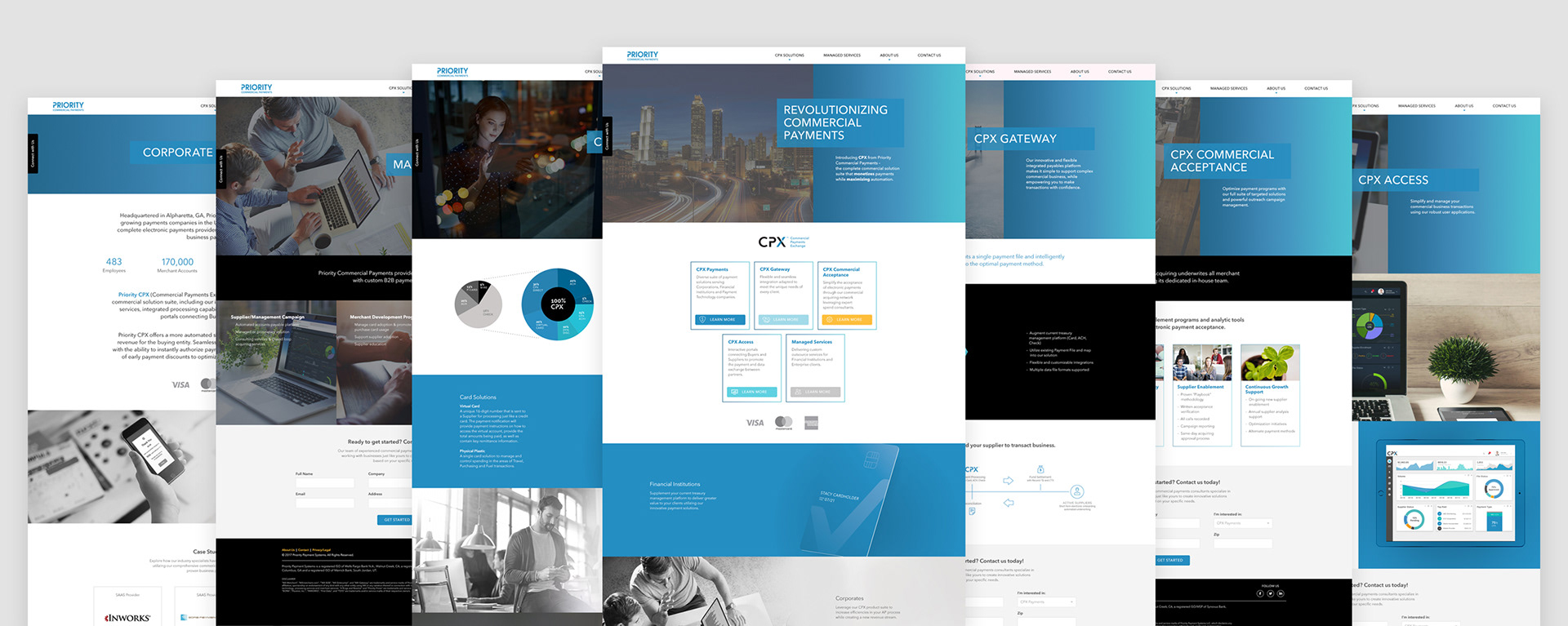 cpx website, web design