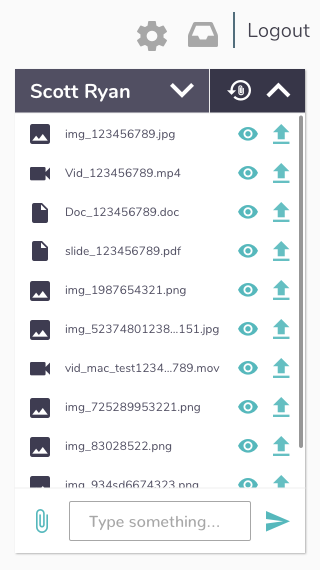 Chat Page (Mobile) #2 [RECENT FILES]