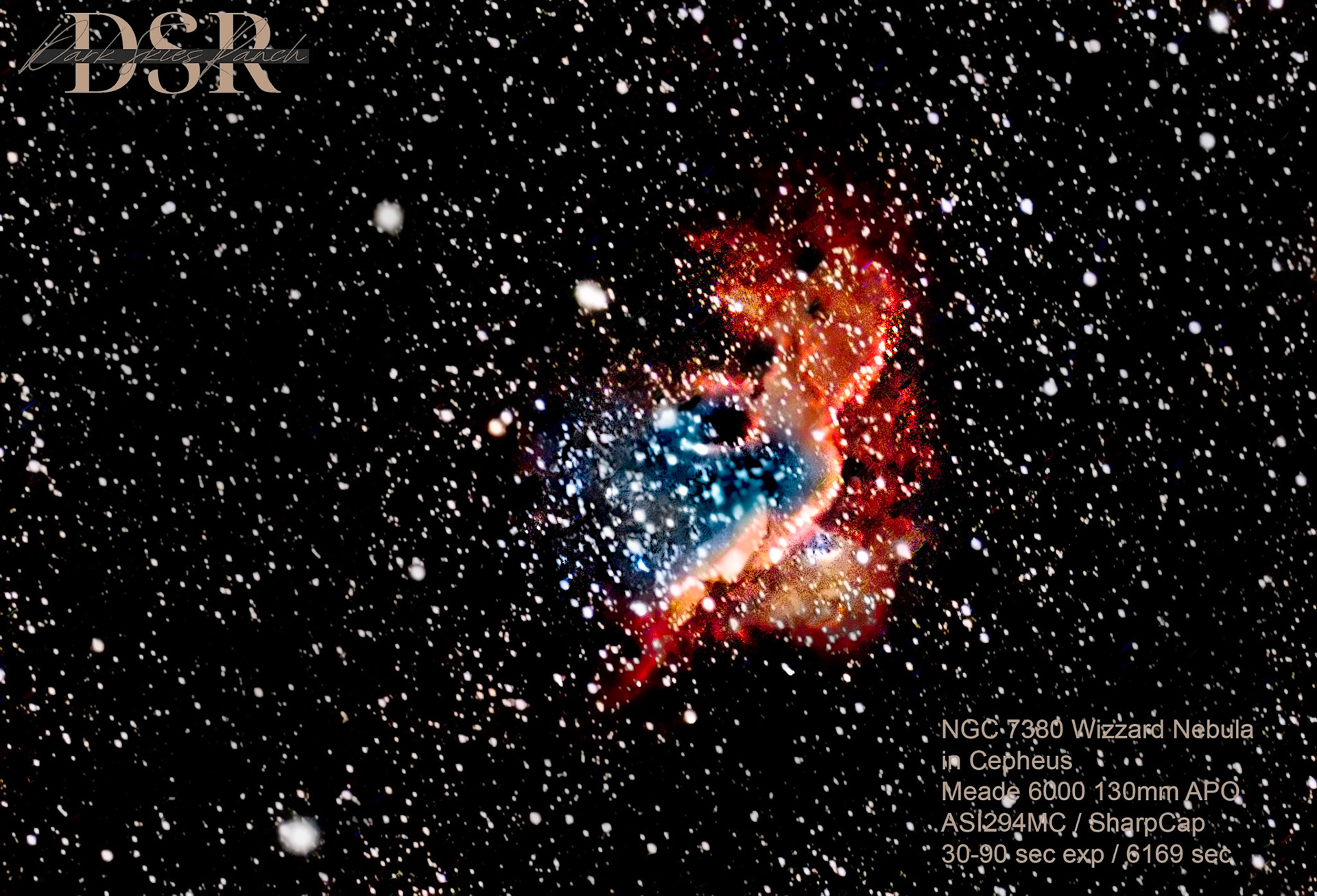 NGC7380 Wizzard Nebula