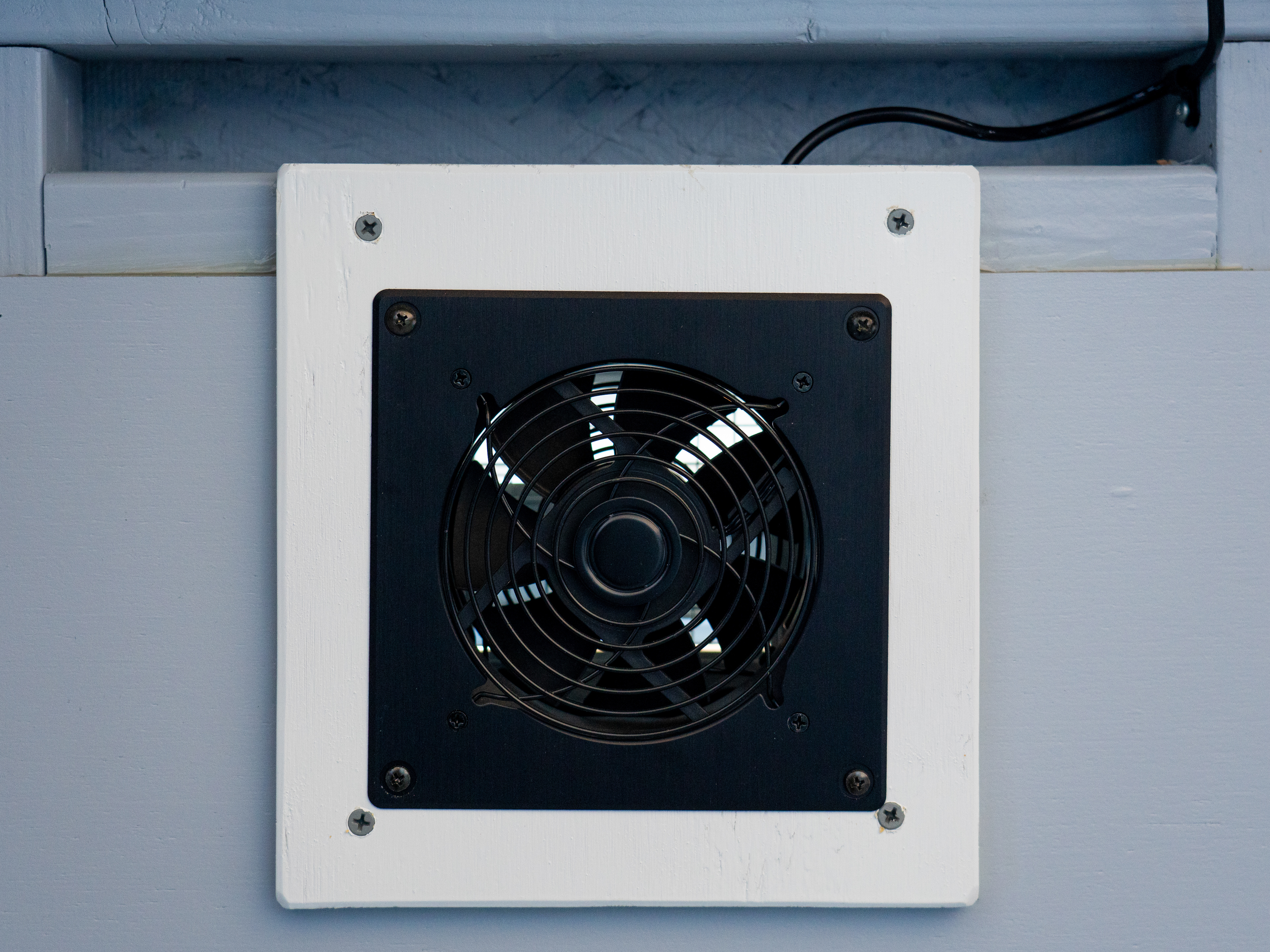 6" fans installed