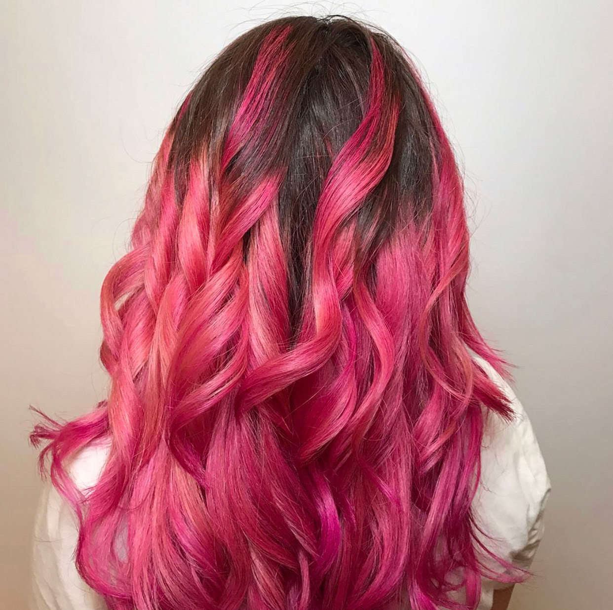 Hot Pink with Root