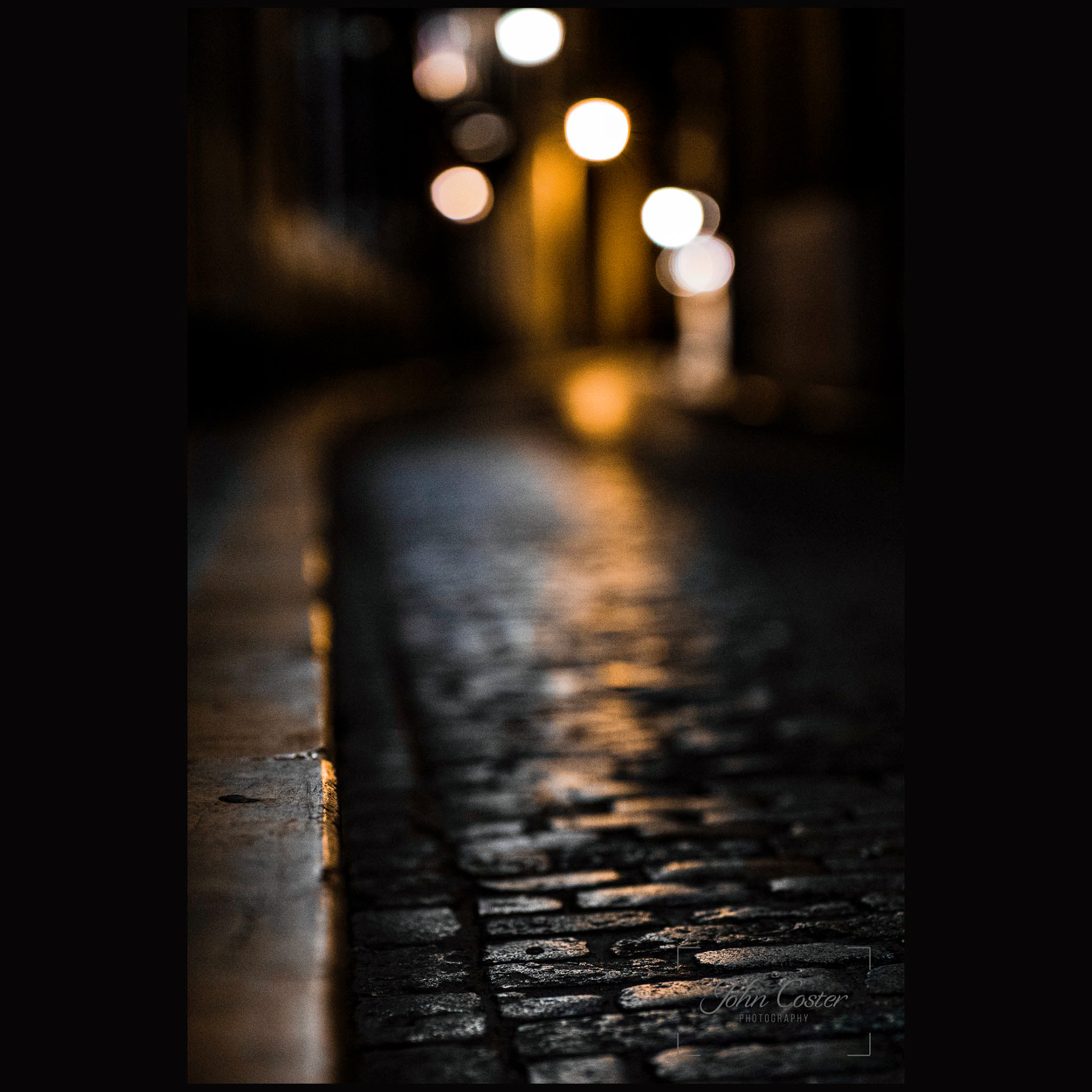 Seville old town after dark