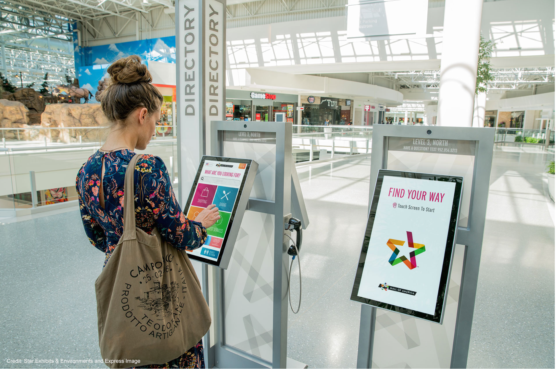 mall directory kiosk