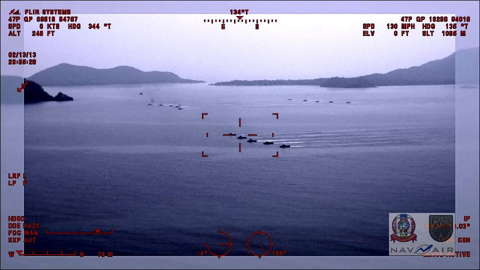 Testing during military exercise, Thailand