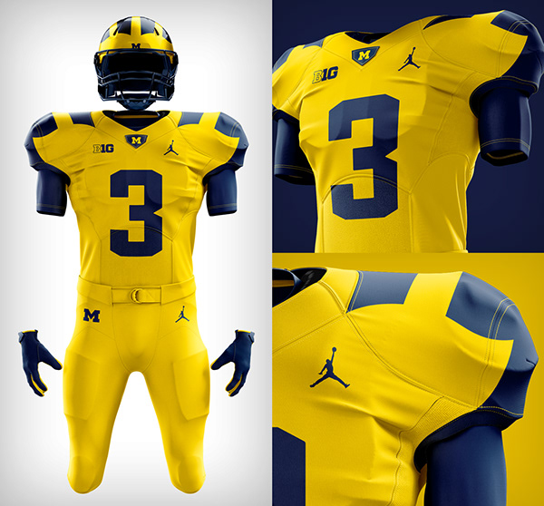 Dan Royer Designs Michigan Football Uniform Concepts