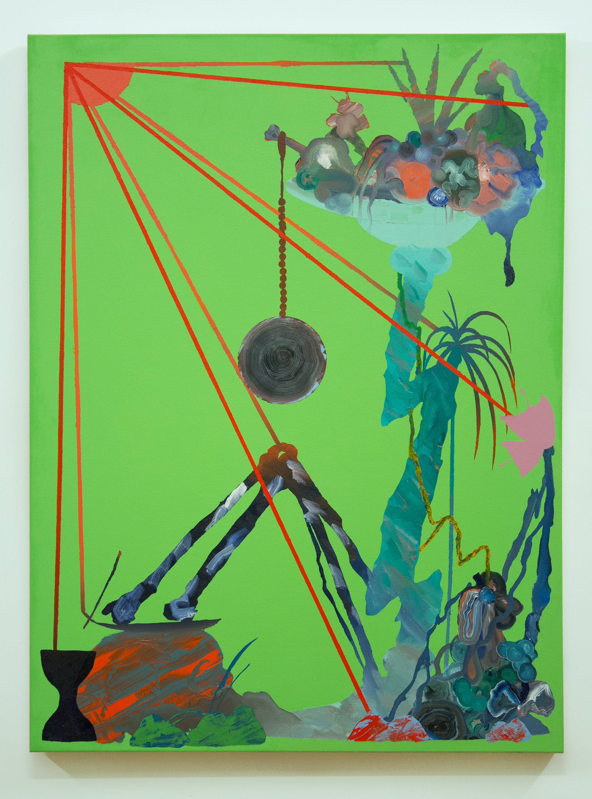 MOONTREE II / HUILE SUR TOILE / 122 X 91 CM / 2017