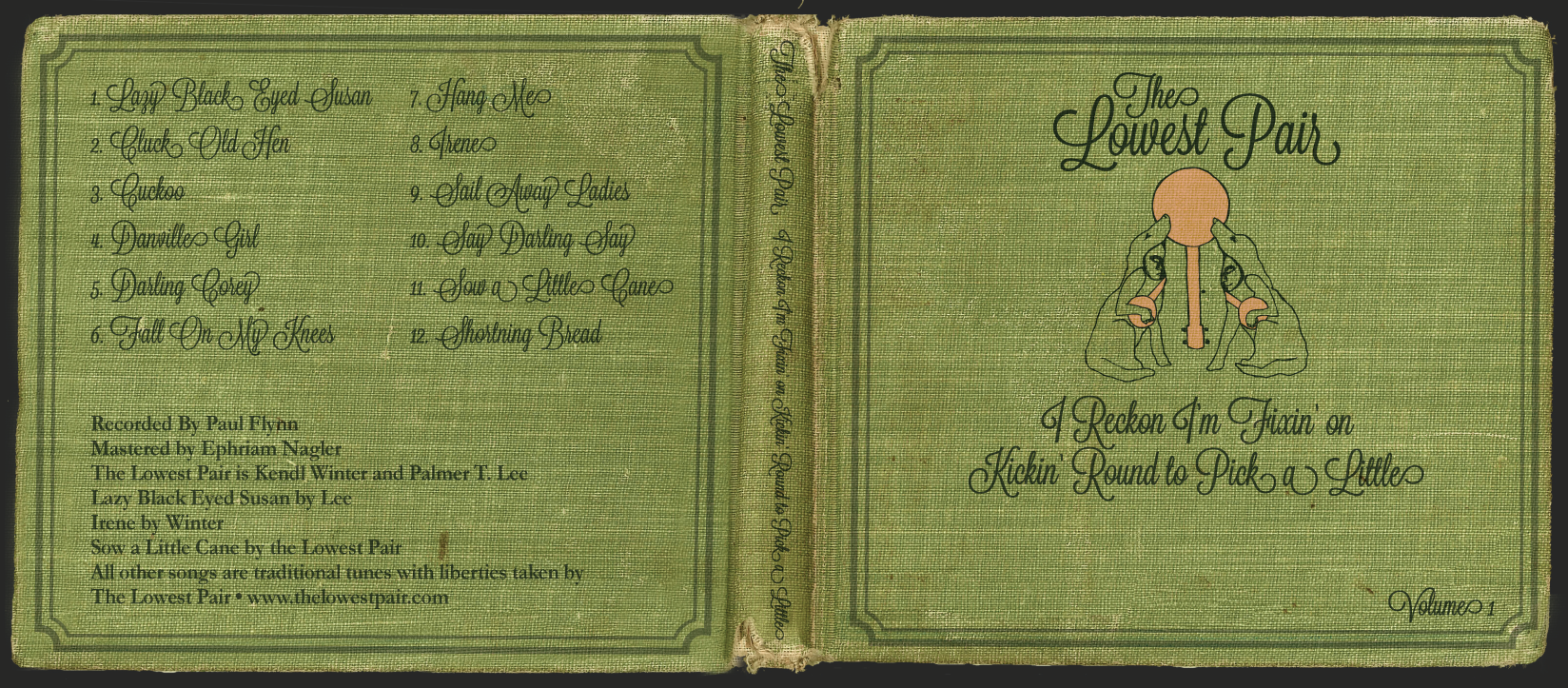 Album Cover Design Front, Back & Spine