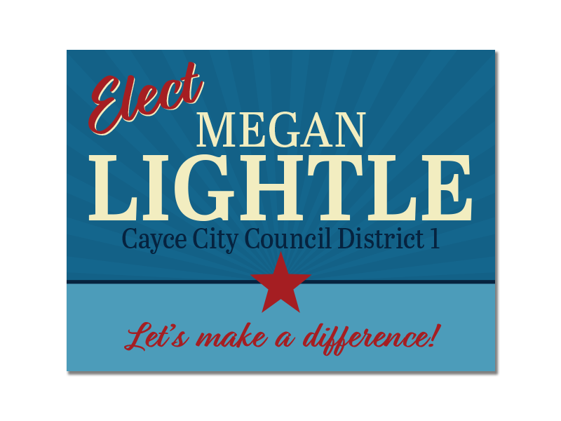Campaign yard sign