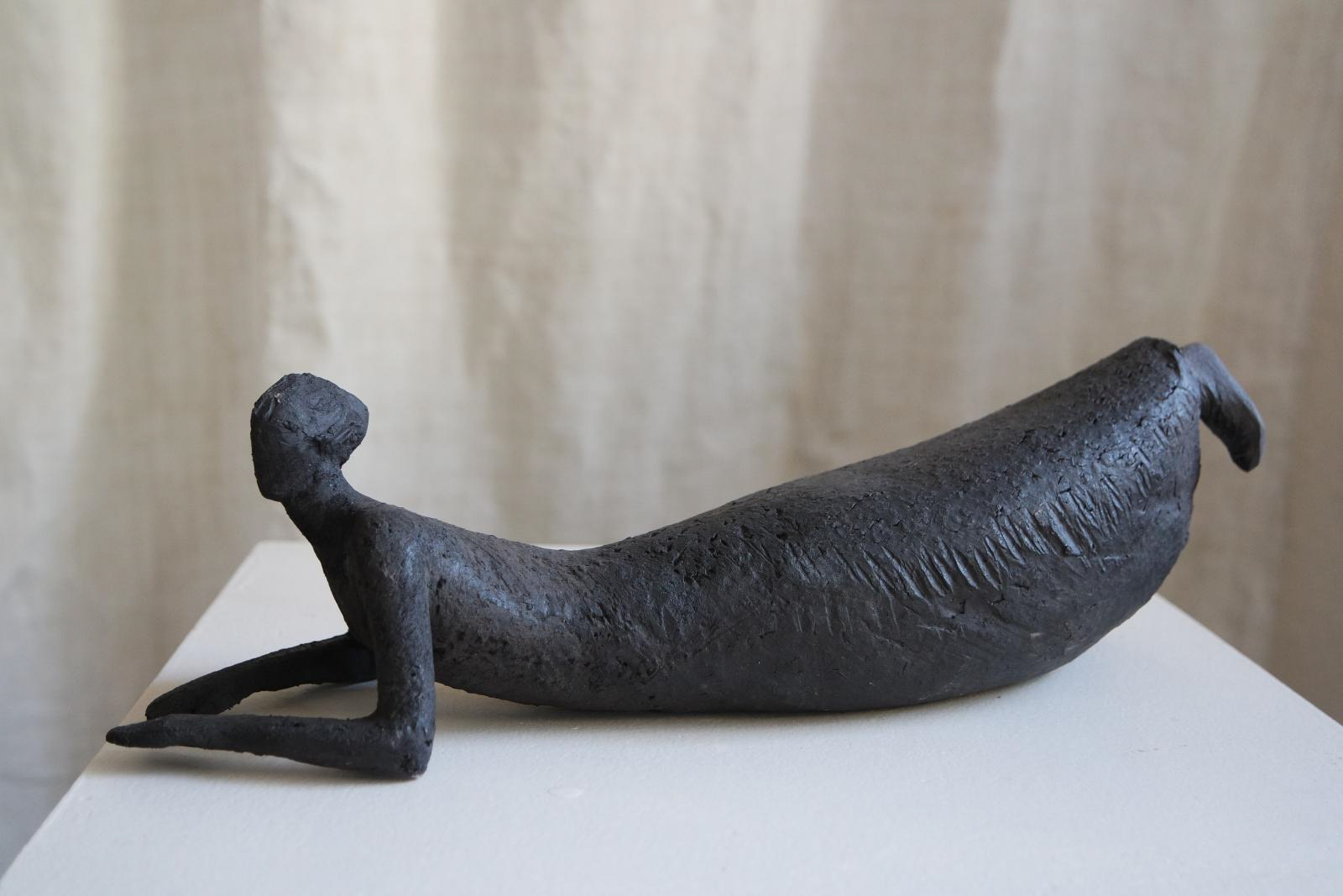 Sculpture Aura en grès n-11 - 11 x 35 x 12 cm - 480€