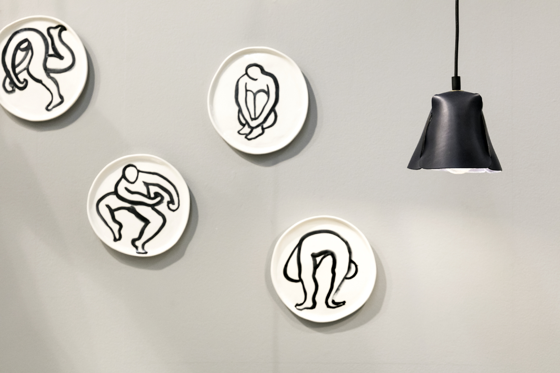 Assiette murale décorative 'Les danseurs' - 40€