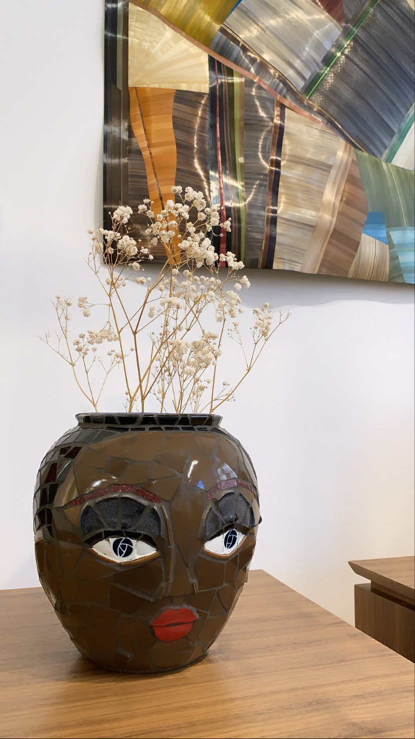 Vase en mosaïques 'Keraba' - 680€