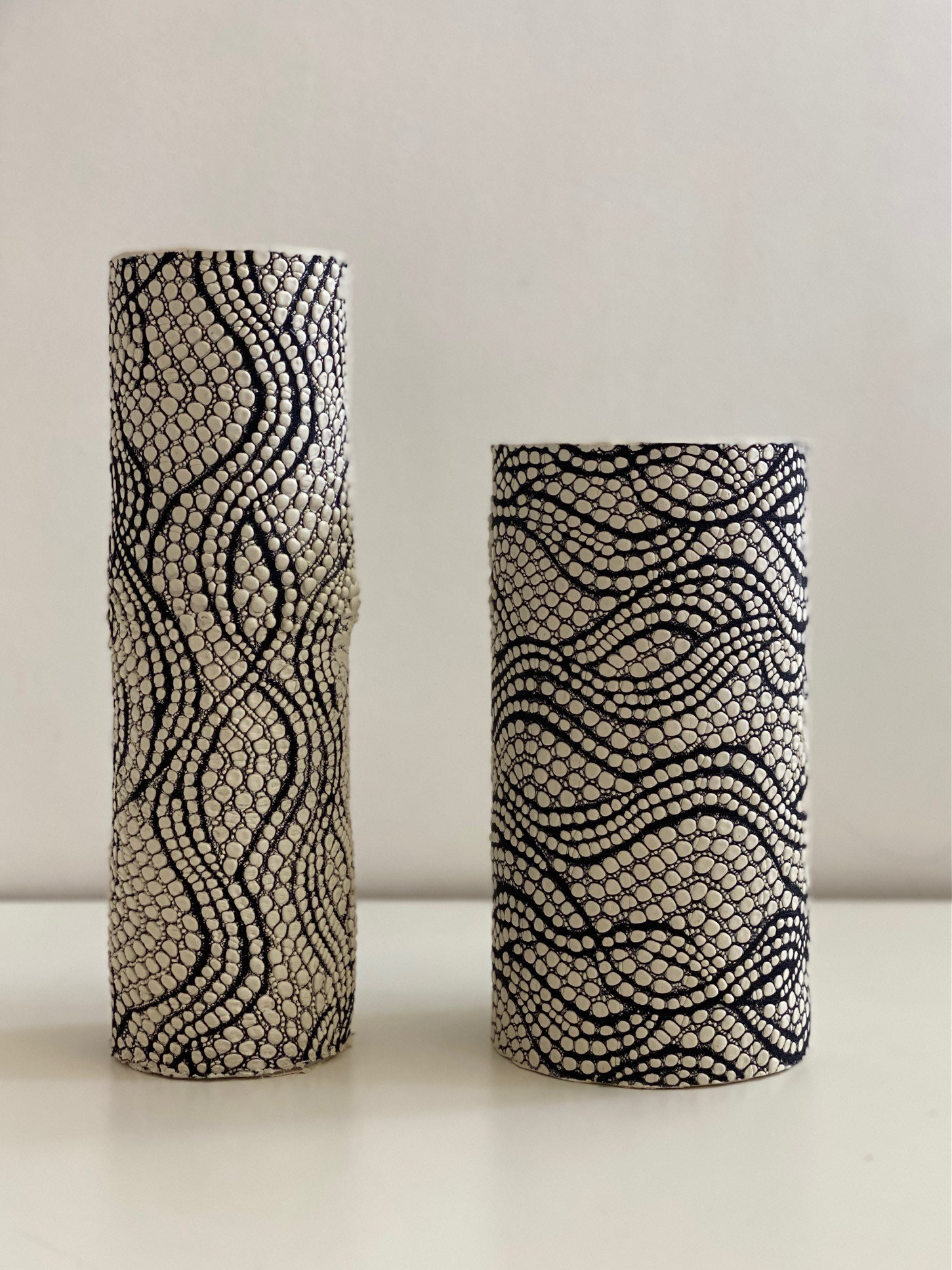 Vase PM ou GM - Silicone & Soie - 520€ / 580€