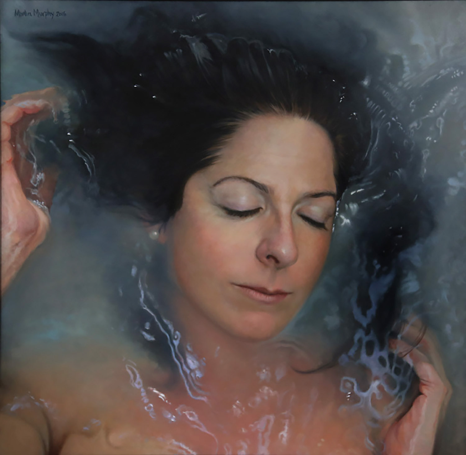 "Bliss" oil on canvas 48"x48" 121cm x 121cm