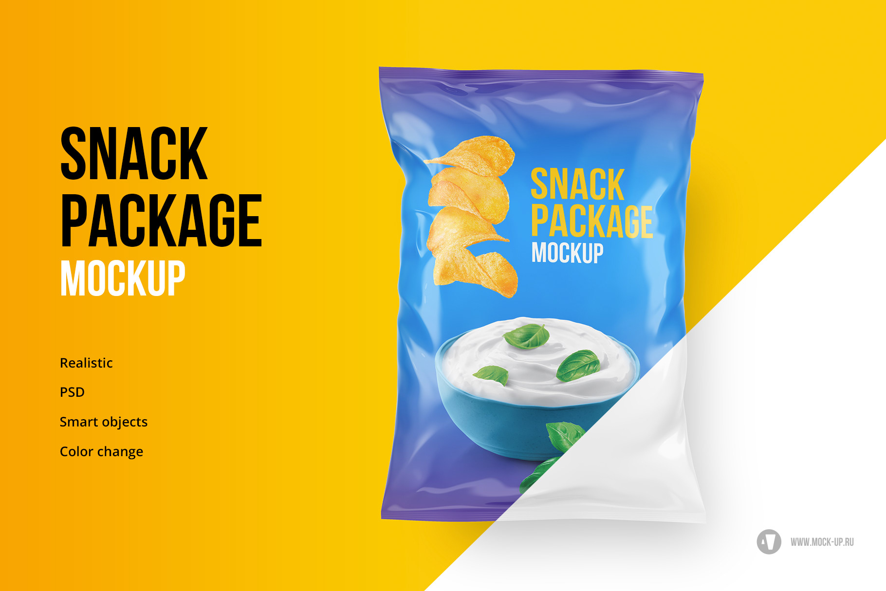 Download Exclusive Product Mockups - Snack Package Mockup