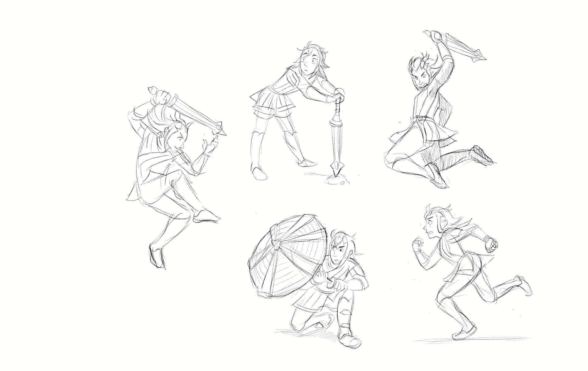 Kumi Action Poses