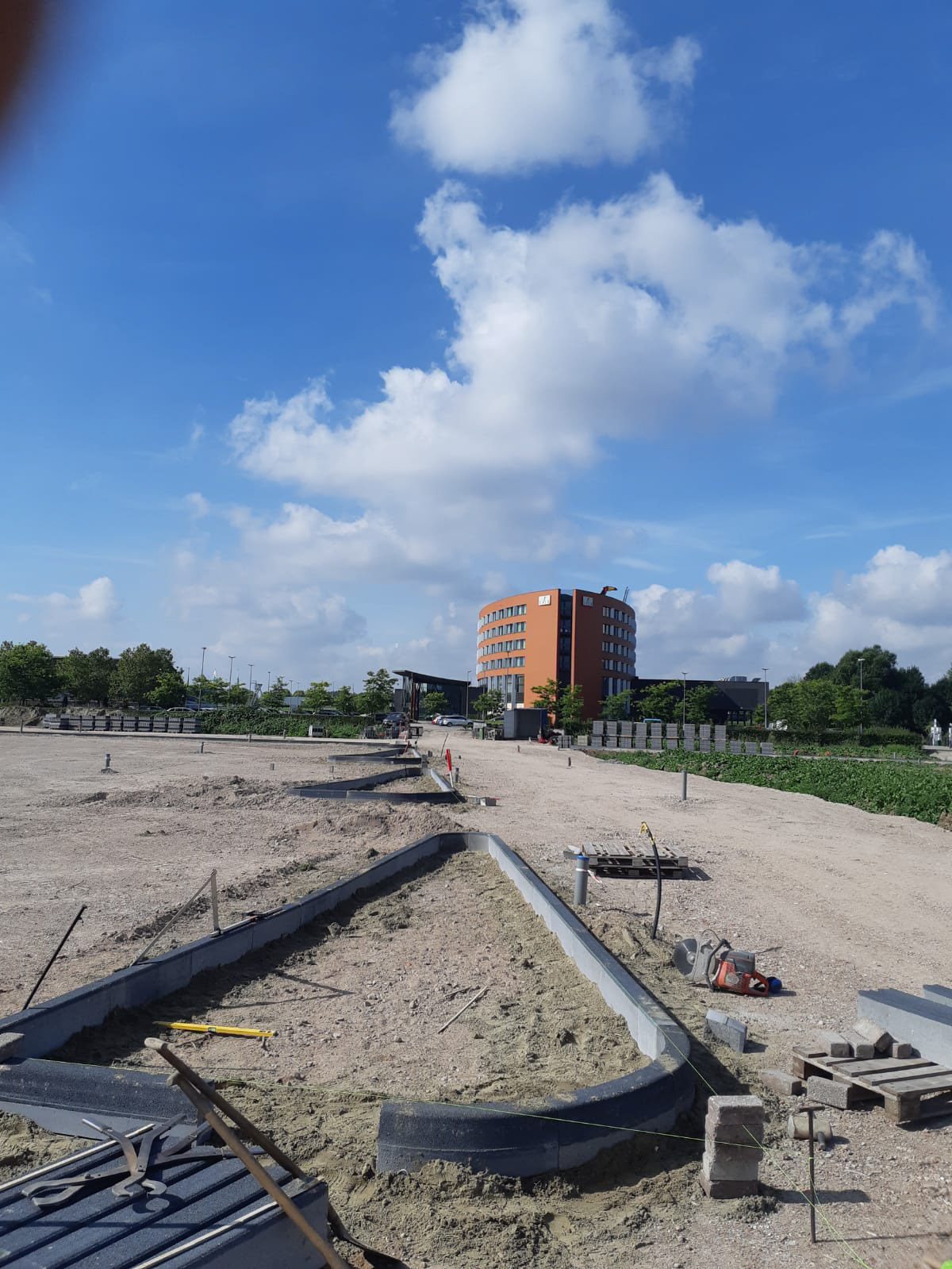 Verhallen Grondverzet straatwerk - parkeerplaats