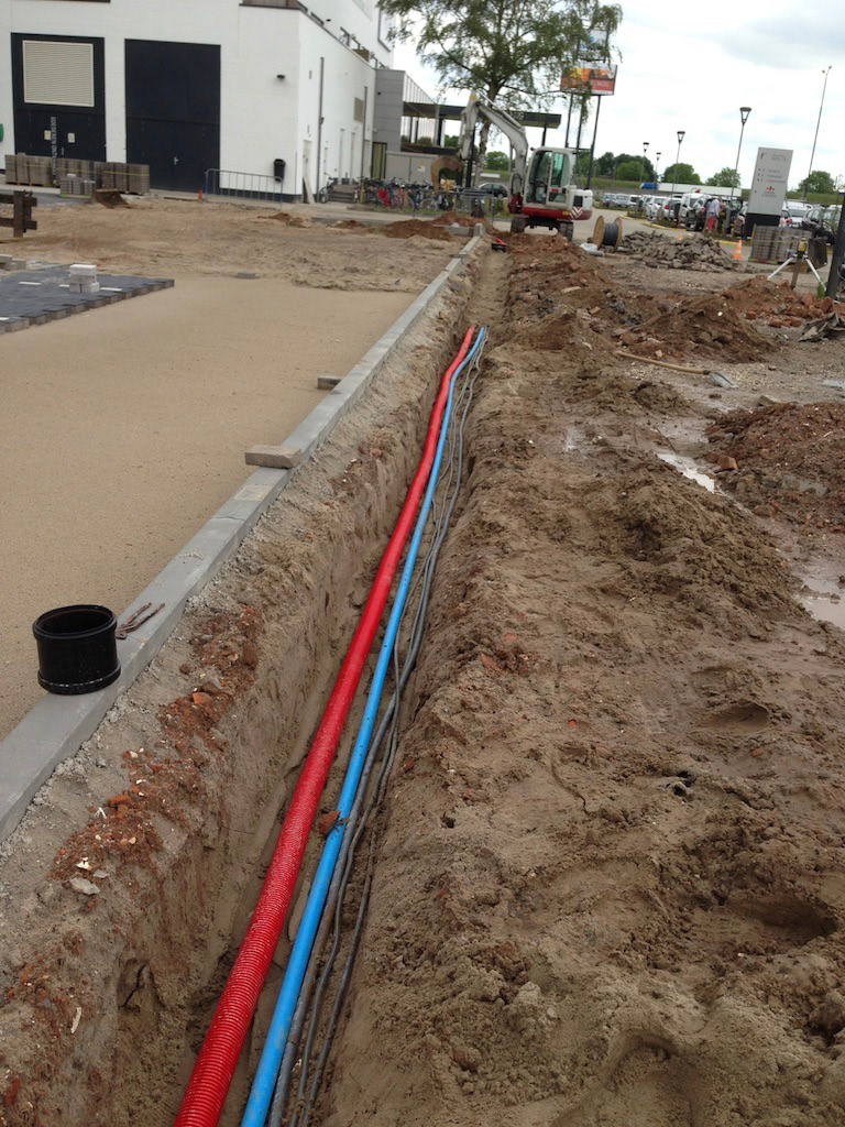 Verhallen Grondverzet rioolwerk